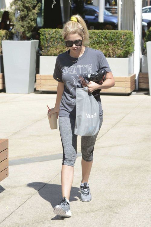 Ashley Benson in Tights Leaving a gym in West Hollywood 8
