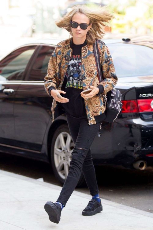 Cara Delevingne was spotted out and about in New York City 5