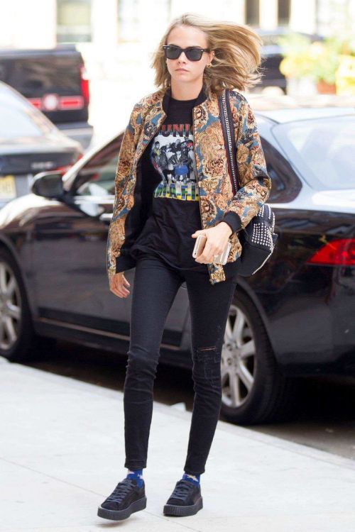 Cara Delevingne was spotted out and about in New York City 7