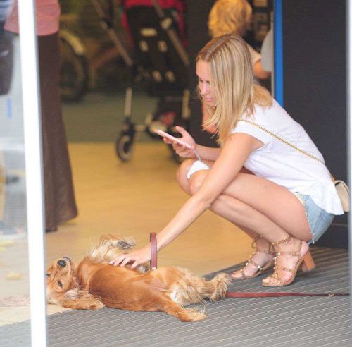 Kimberley Garner Out with Her Dog in London 4