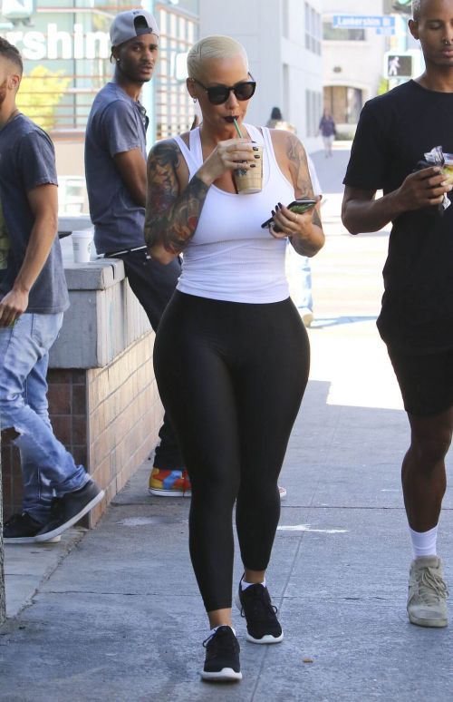 Amber Rose Stills at DWTS Practice in Hollywood 10