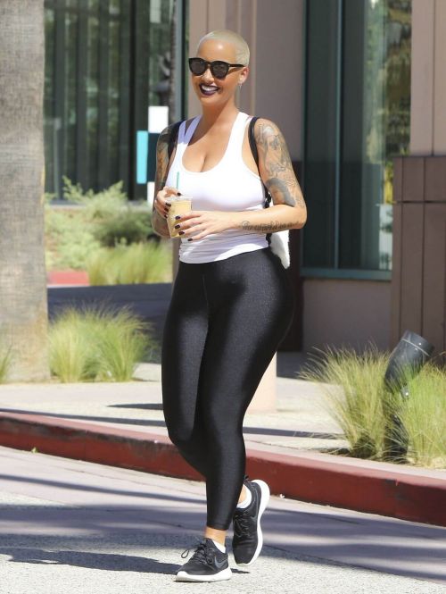 Amber Rose Stills at DWTS Practice in Hollywood 18