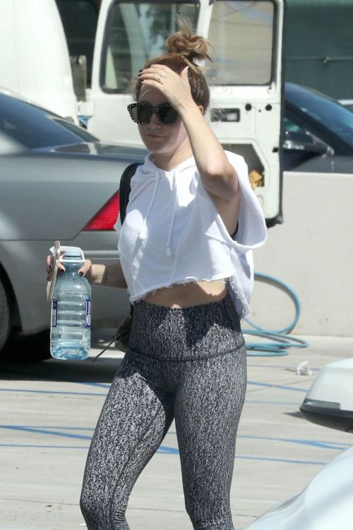 Ashley Tisdale Stills Leaves a Gym in West Hollywood 2