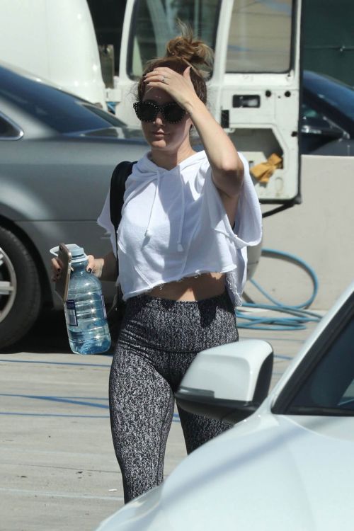 Ashley Tisdale Stills Leaves a Gym in West Hollywood 5
