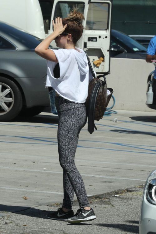 Ashley Tisdale Stills Leaves a Gym in West Hollywood 7