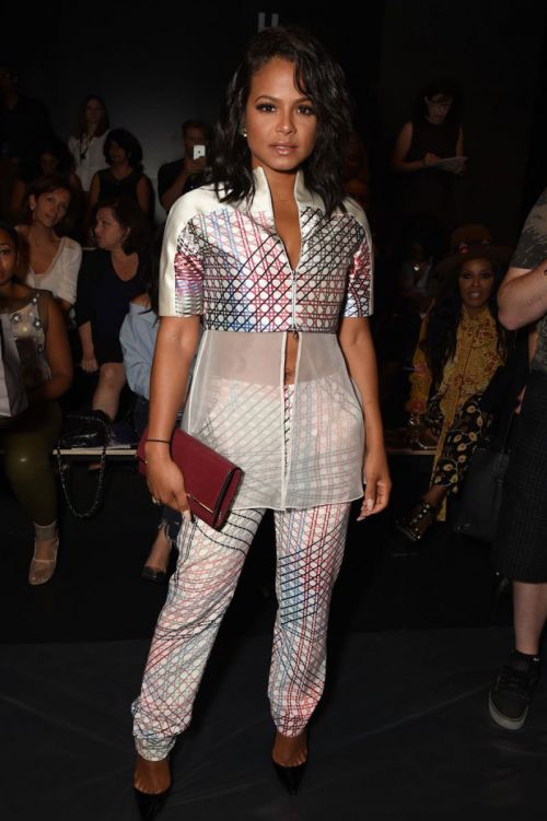 Christina Milian at Bibhu Mohapatra Fashion Show at NYFW 3