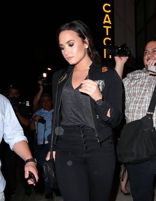 Demi Lovato Stills Arrives at Catch Restaurant in West Hollywood 3