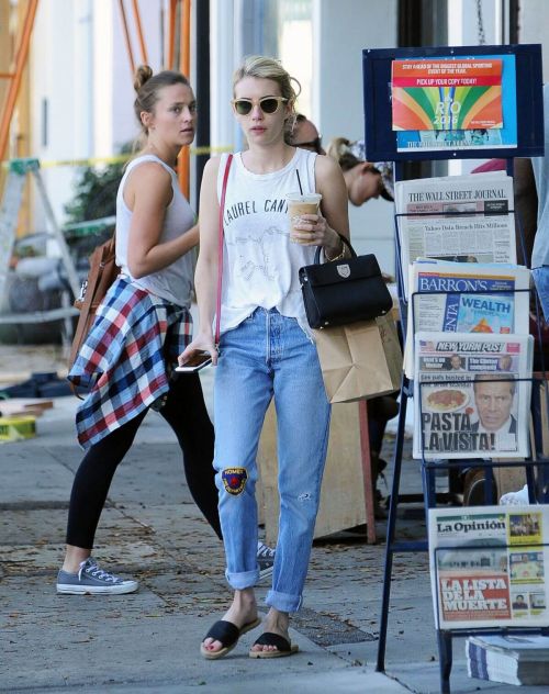 Emma Roberts Stills Out and About in Los Angeles 1