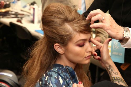 Gigi Hadid at Anna Sui Fashion Show at New York Fashion Week 15