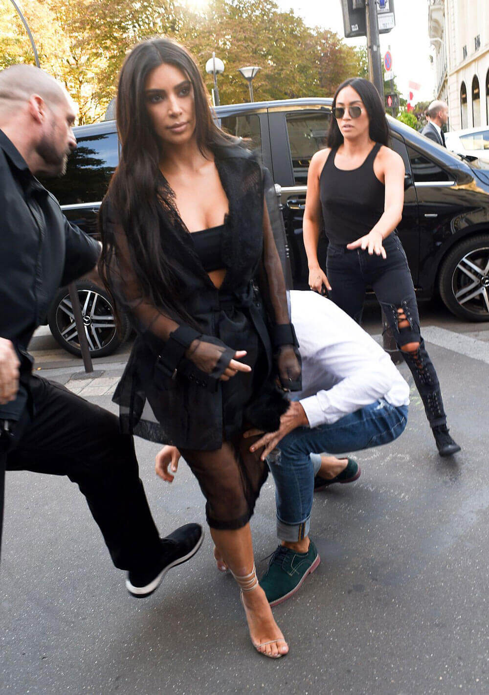 Kim Kardashian Stills Gets Kissed by Vitalii Sediuk in Paris