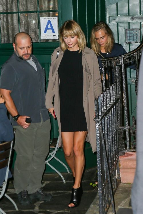 Taylor Swift and Cara Delevingne Stills Night Out in New York 5