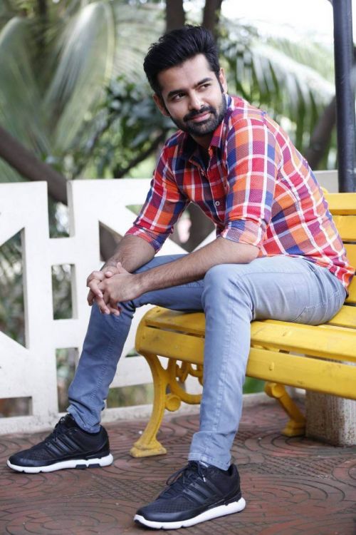 Telugu Actor Ram Pothineni at Hyper Interview Pics 3