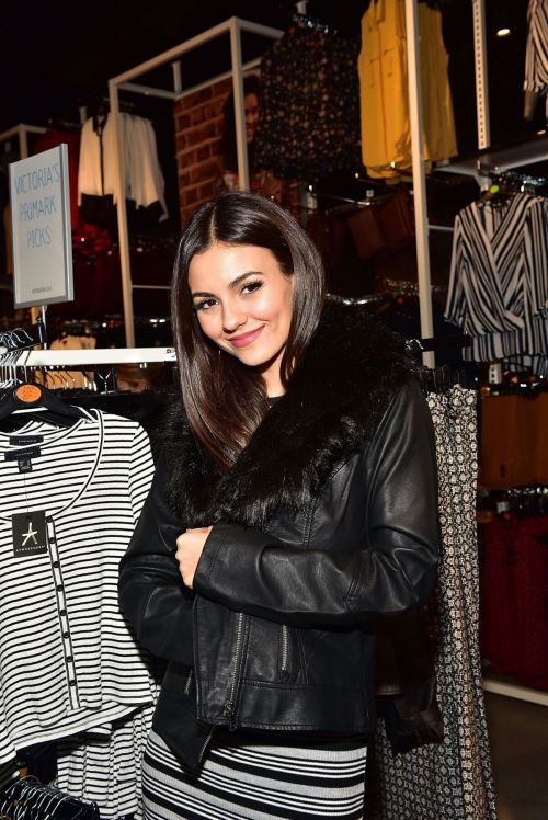 Victoria Justice at Primark