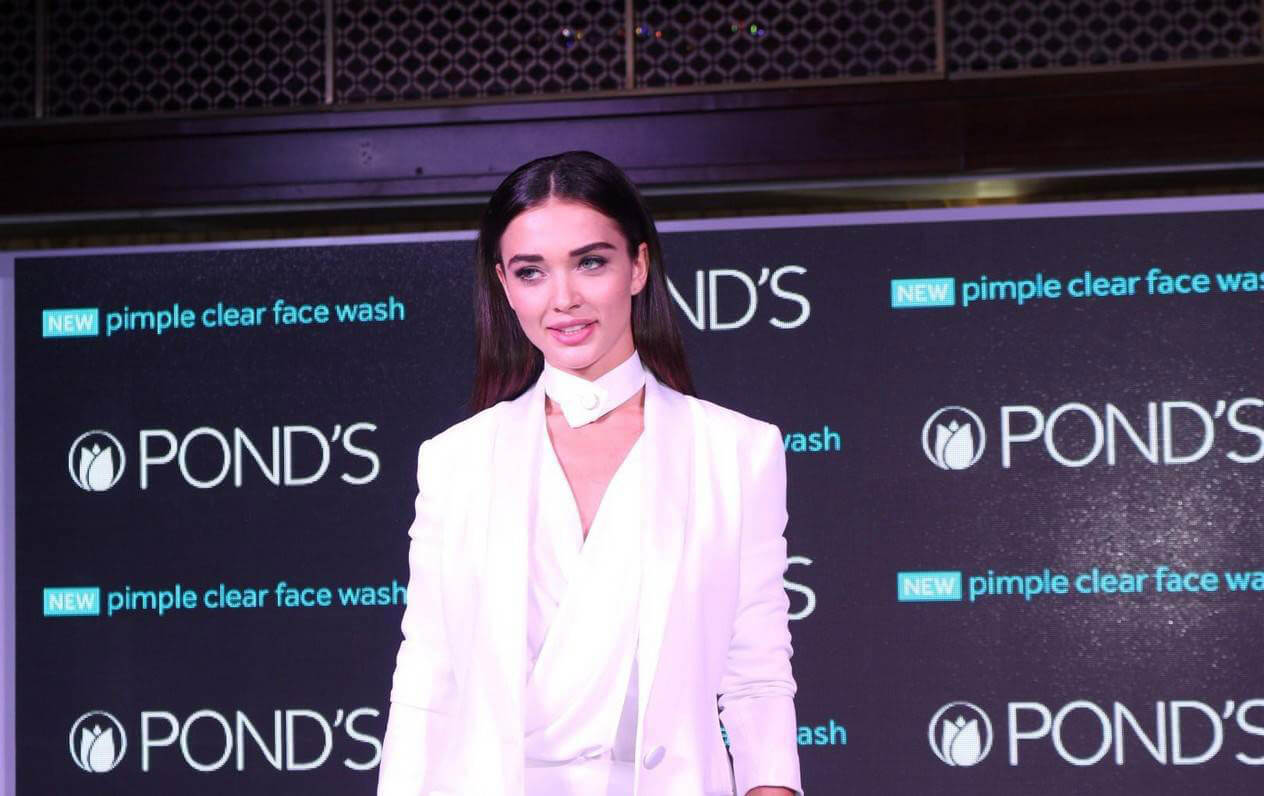 Amy Jackson at Ponds New Skincare Product Launch Photos