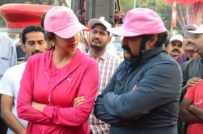 Balakrishna and Manchu Lakshmi Breast Cancer Awareness Walk at KBR Park Images
