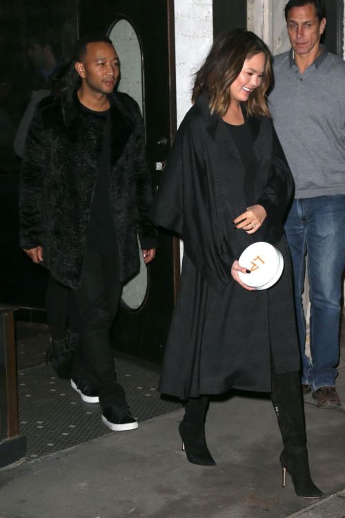 Chrissy Teigen Stills Night Out in New York 14