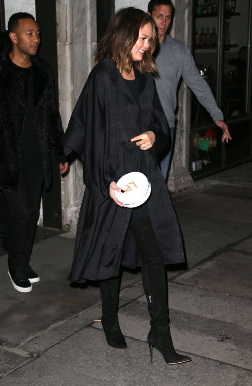 Chrissy Teigen Stills Night Out in New York 15