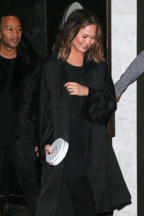 Chrissy Teigen Stills Night Out in New York 17