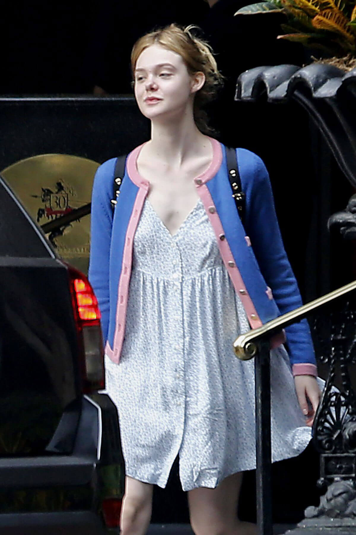 Elle Fanning Stills at Outside Her Hotel in New Orleans