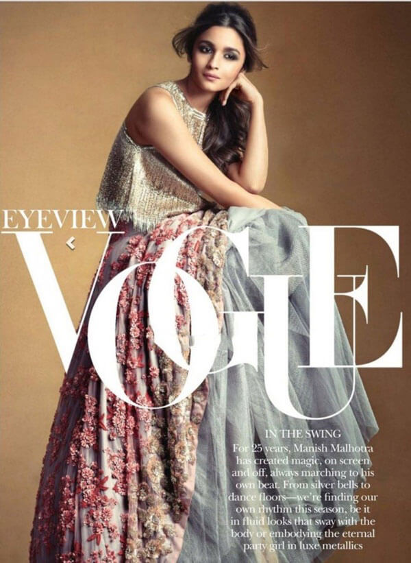 Alia Bhatt Hot Photoshoot Vogue India Magazine, December 2015