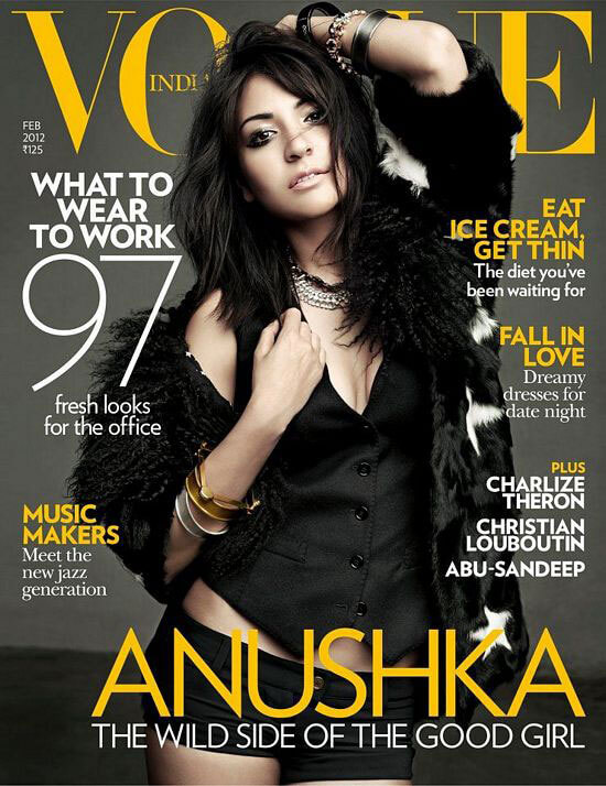 Anushka Sharma Photoshoot for Vogue Magazine, Feb 2012