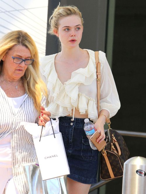 Elle Fanning Out Shopping in Beverly Hills 9