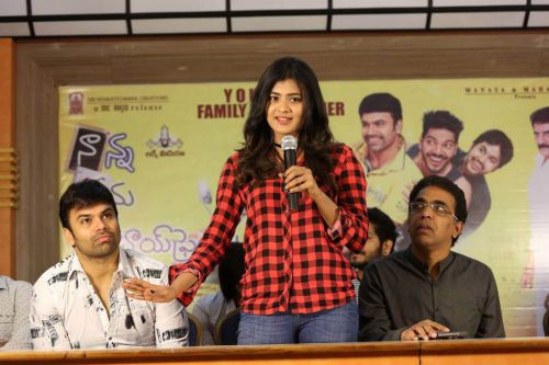 Hebah Patel Nanna Nenu Na Boyfriends Movie Success Meet Photos 7