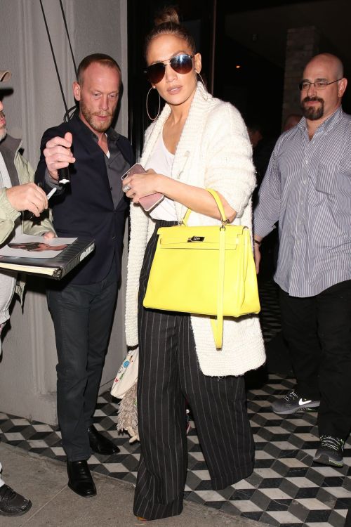 Jennifer Lopez Leaves a Dinner in West Hollywood 6