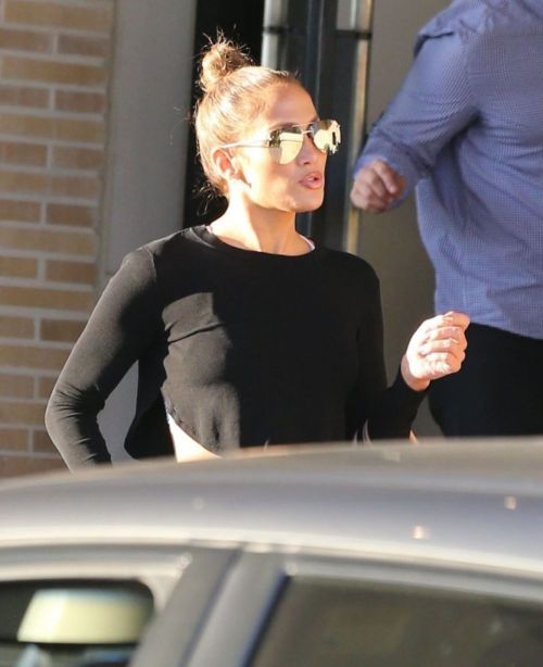 Jennifer Lopez in Tights Out Shopping in Beverly Hills 14