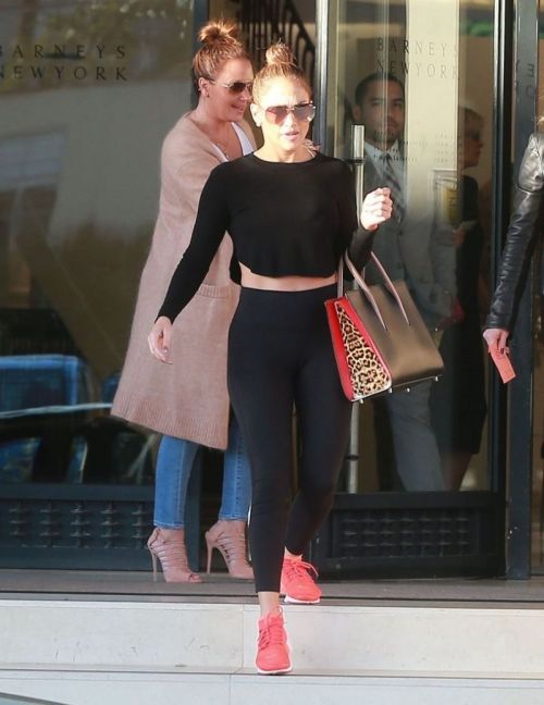 Jennifer Lopez in Tights Out Shopping in Beverly Hills 16