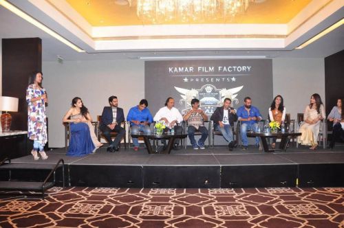 Kamar Film Factory Box Cricket League Logo Launch Photos 11