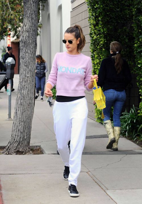 Alessandra Ambrosio Stills Out and About in Brentwood 7