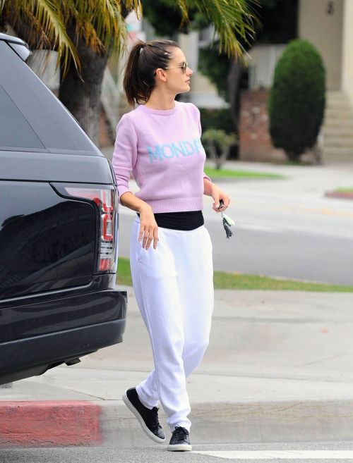 Alessandra Ambrosio Stills Out and About in Brentwood 8