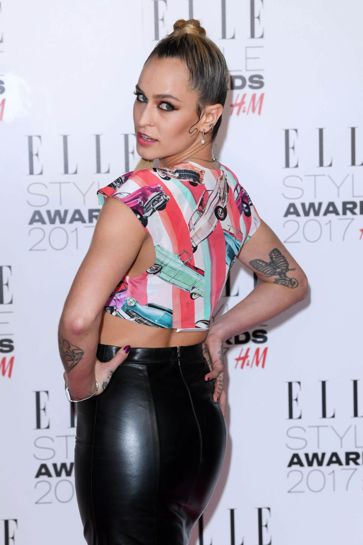 Alice Dellal at Elle Style Awards 2017 in London