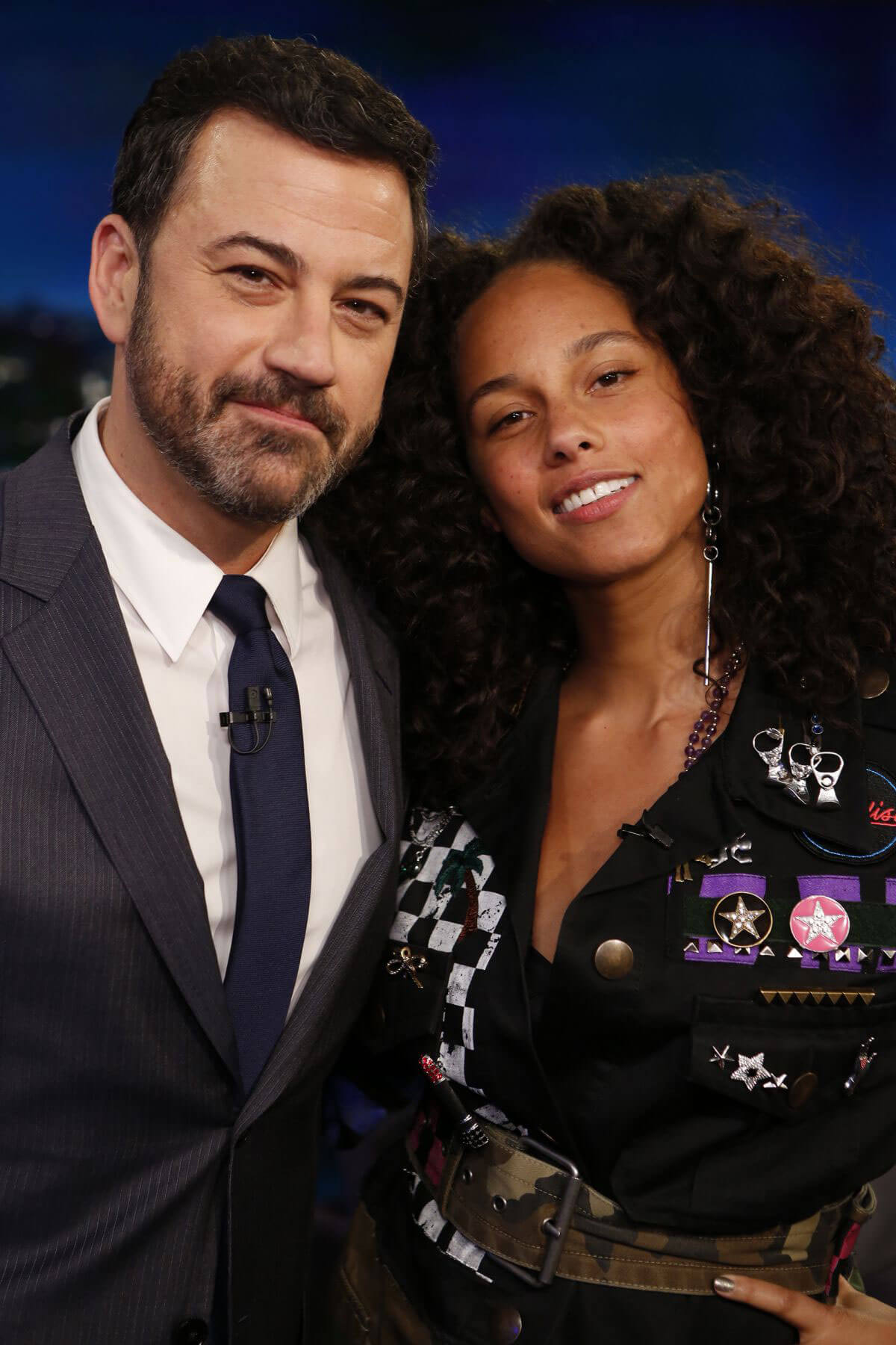 Alicia Keys at Jimmy Kimmel Live