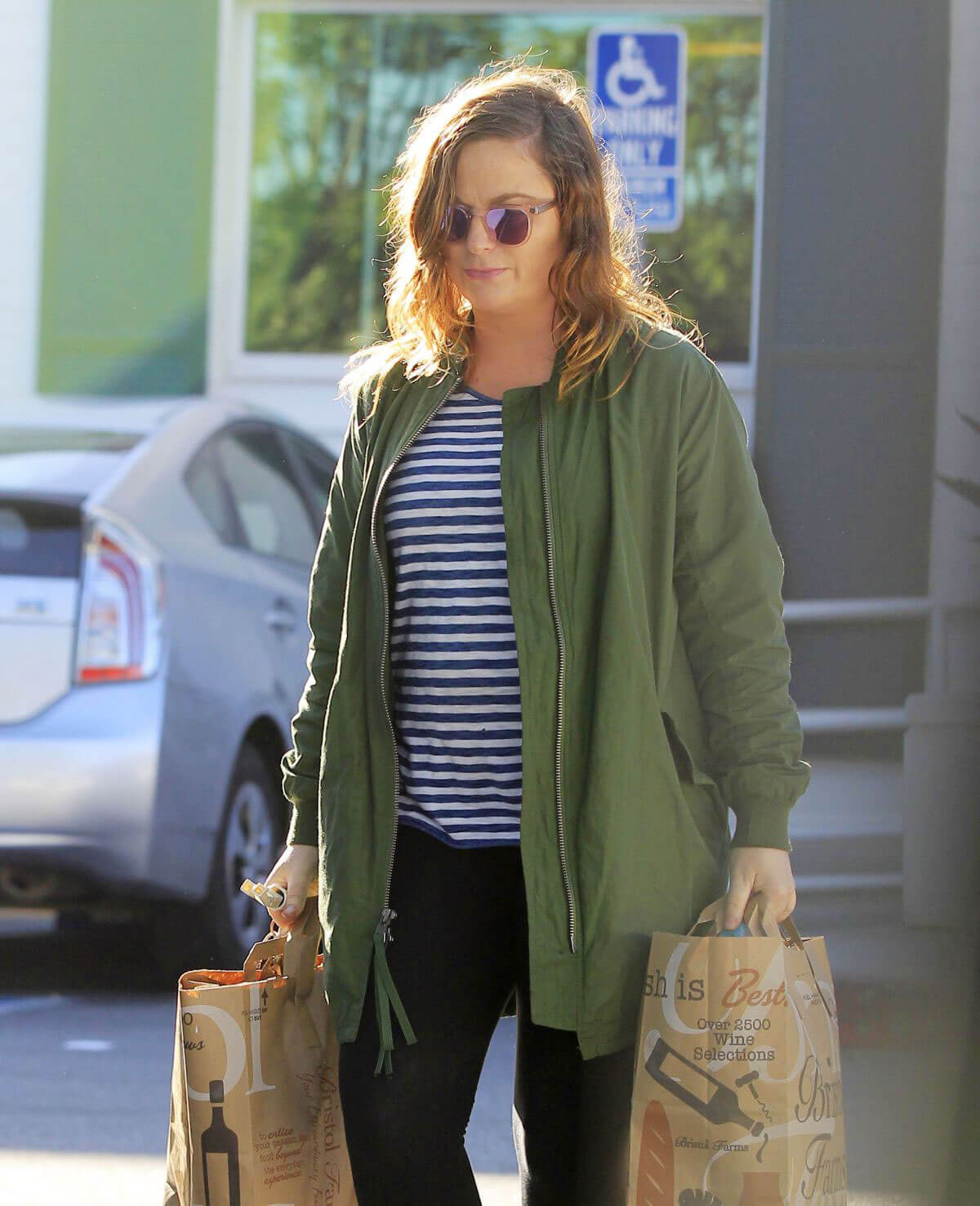 Amy Poehler Stills Shopping at Bristol Farms in Beverly Hills