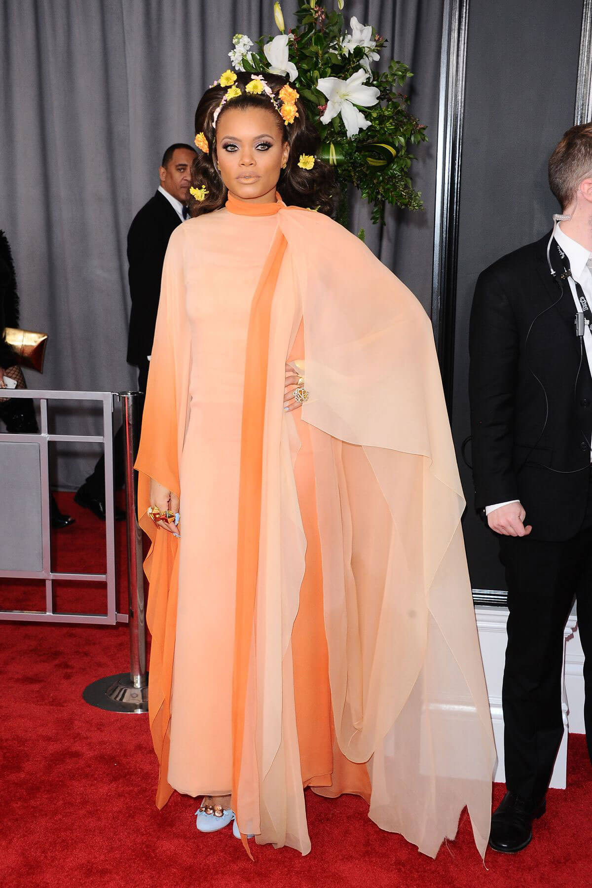 Andra Day at 59th Annual Grammy Awards in Los Angeles