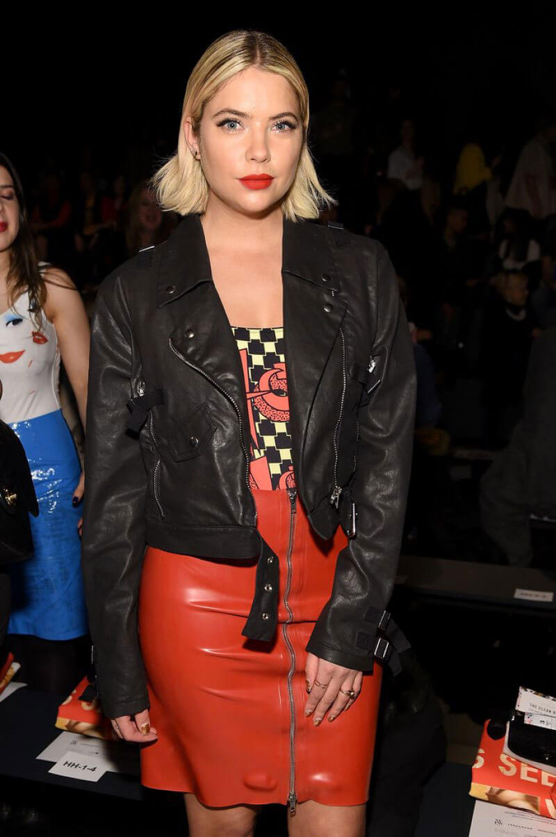 Ashley Benson at Jeremy Scott Fashion Show in New York