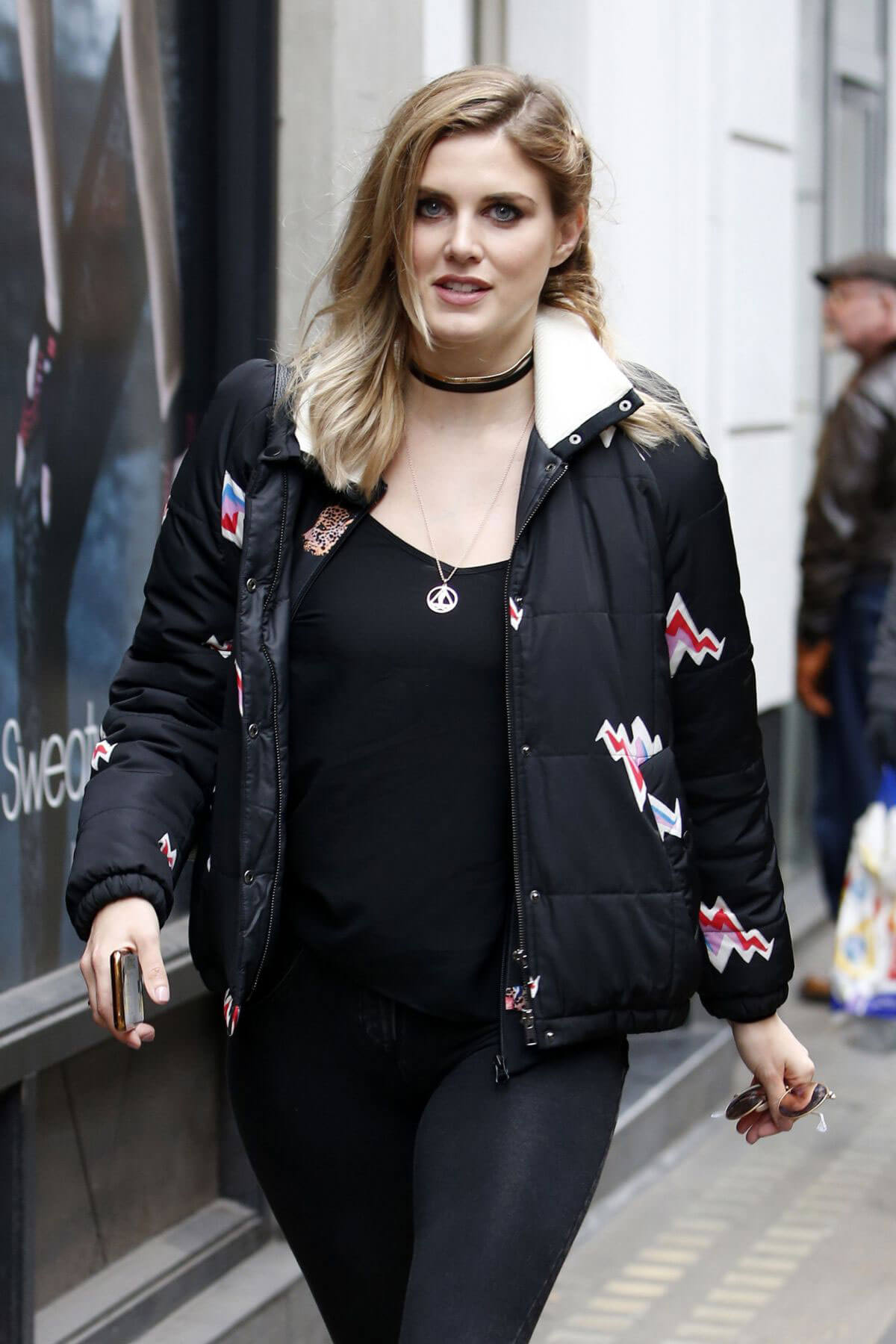 Ashley James Stillls Out and About in London