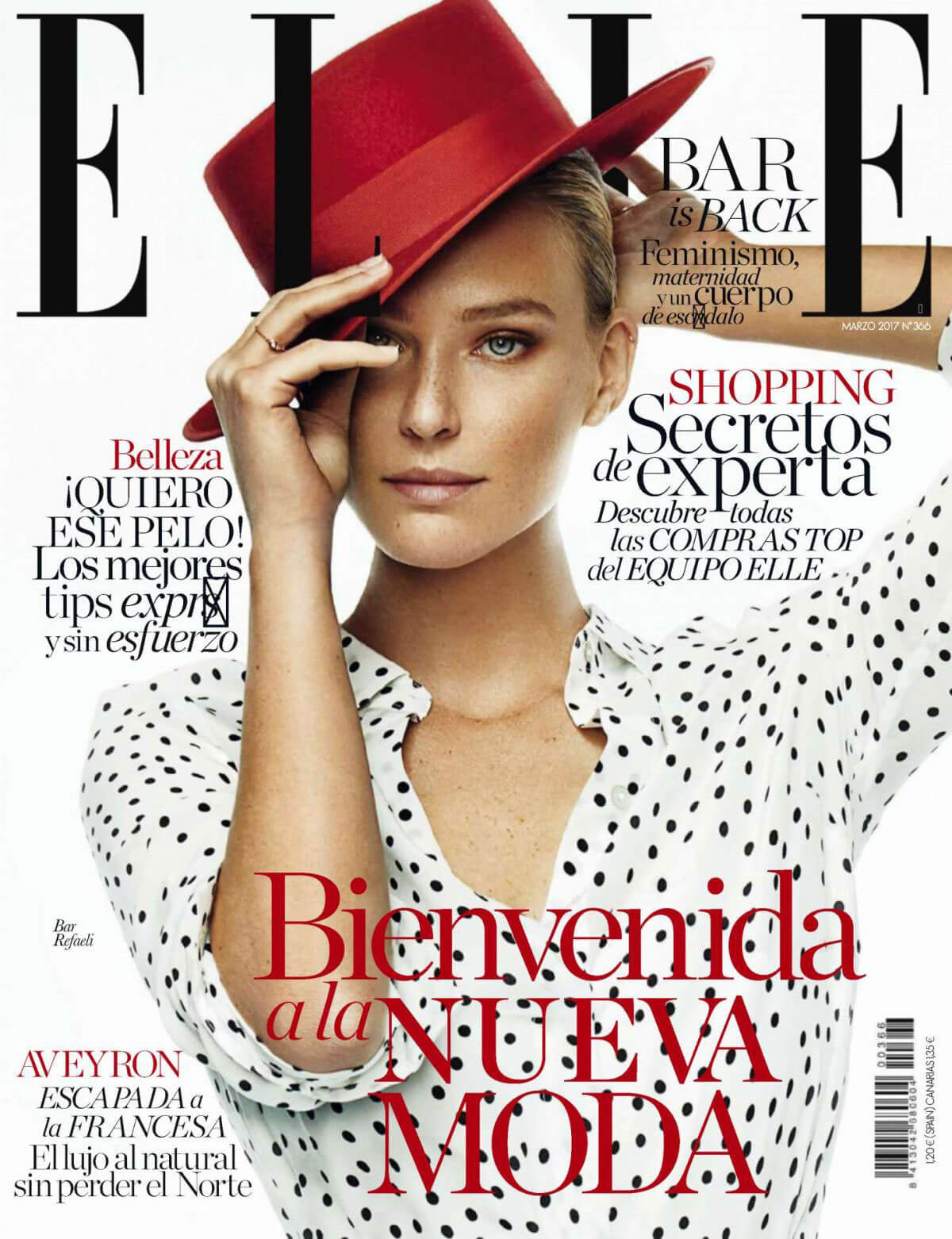 Bar Refaeli Stills at Elle Spain Magazine, March 2017