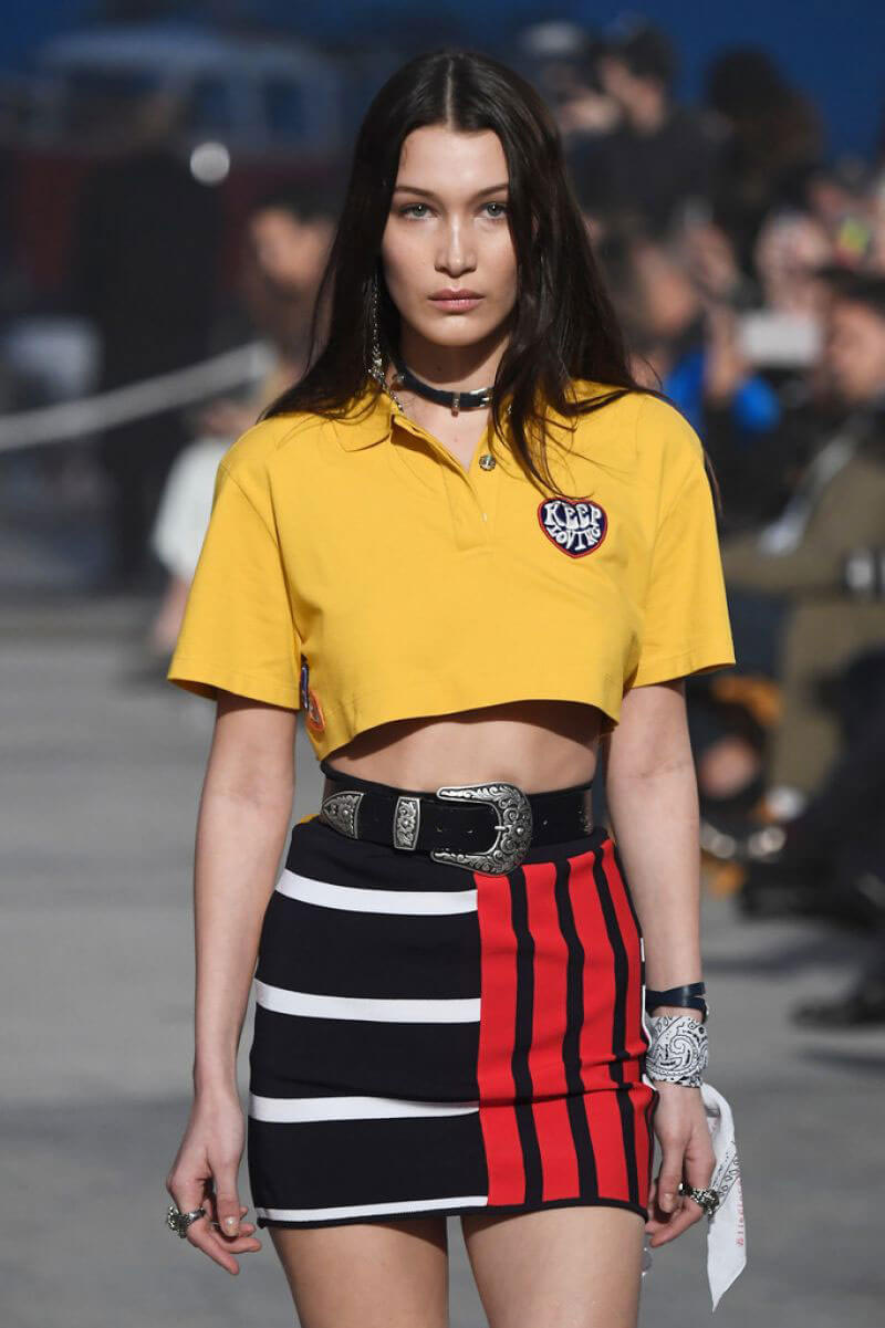 Bella Hadid at Tommyland Tommy Hilfiger Spring 2017 Fashion Show in Venice