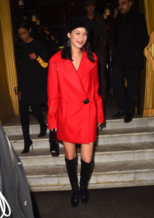 Bella Hadid Photos Night Out in Paris 1