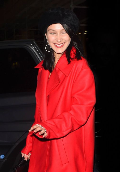 Bella Hadid Photos Night Out in Paris 3