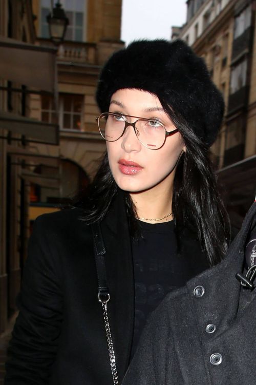 Bella Hadid Stills at Four Seasons Hotel in Paris 4