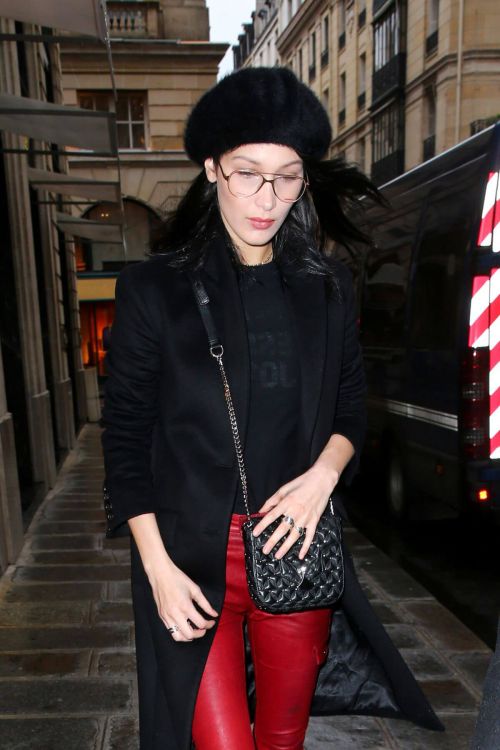 Bella Hadid Stills at Four Seasons Hotel in Paris 8