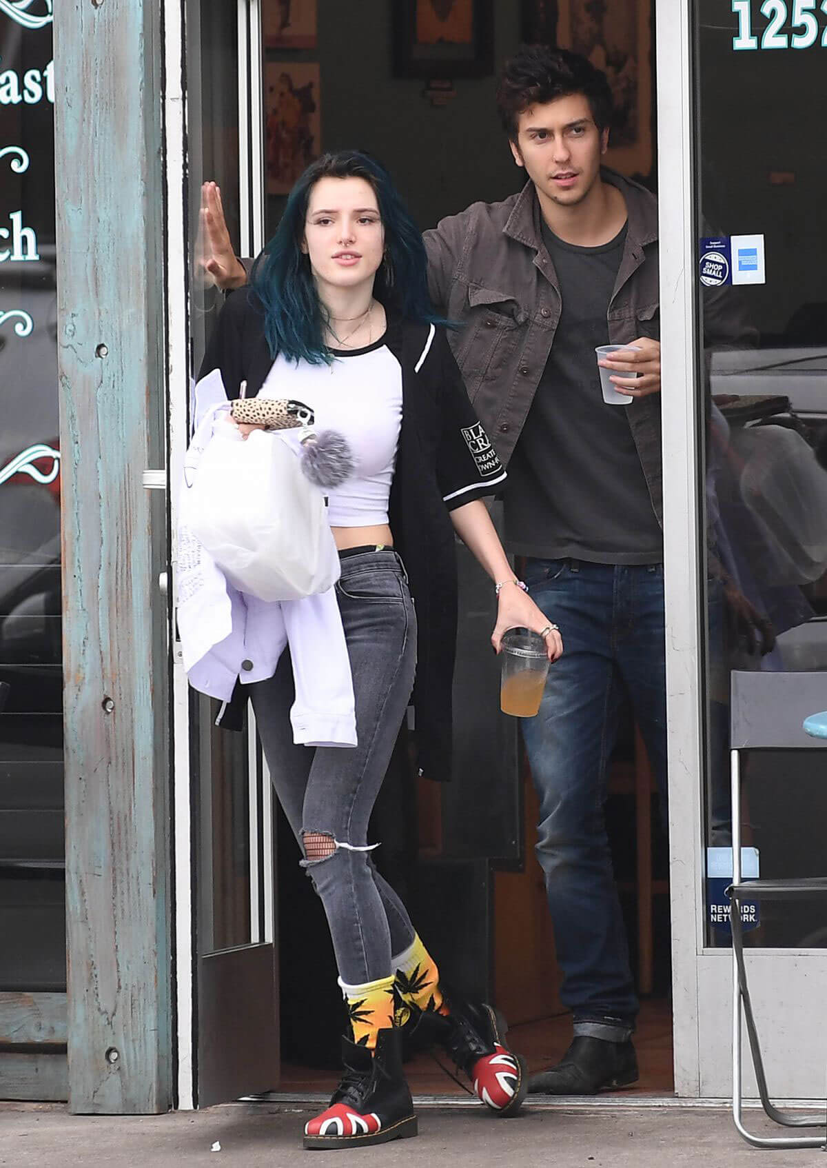 Bella Thorne and Nat Wolff Stills Out in Los Angeles