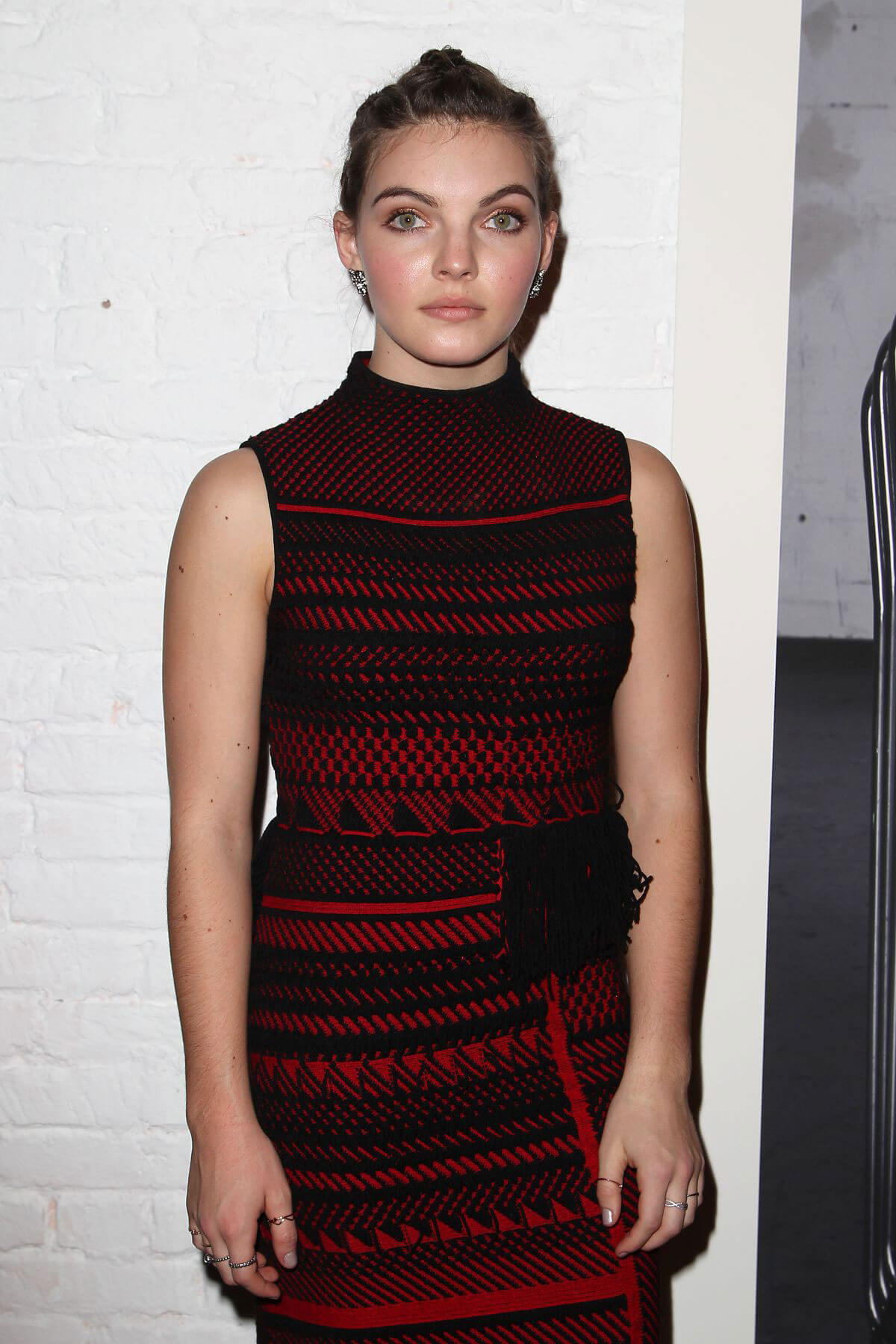 Camren Bicondova Stills at Zac Posen Fashion Show at New York Fashion Week