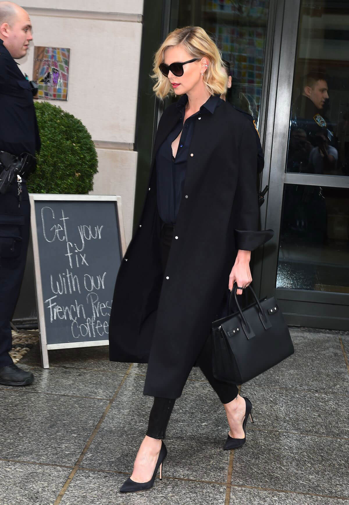 Charlize Theron Out and About in New York