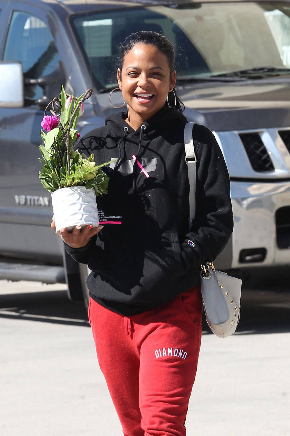 Christina Milian Stills Out Shopping in Studio City