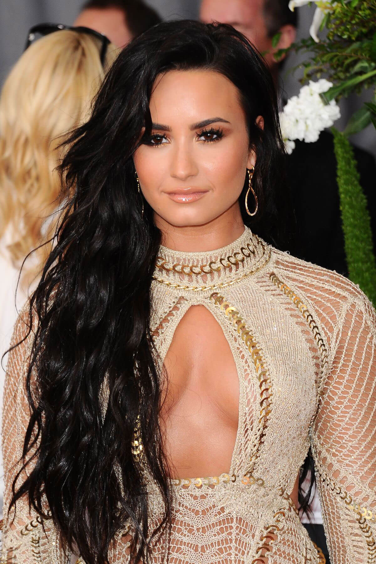 Demi Lovato at 59th Annual Grammy Awards in Los Angeles